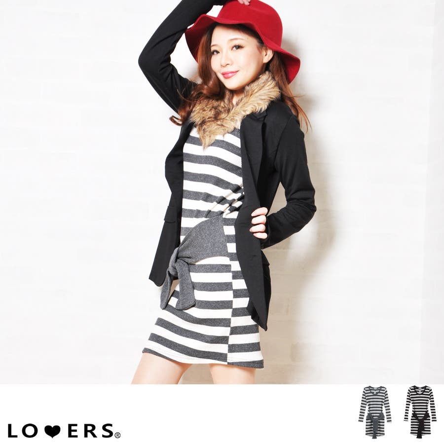 冬新作 袖付き ボーダー 品番 Jp Lovers ラヴァ のレディースファッション通販 Shoplist ショップリスト