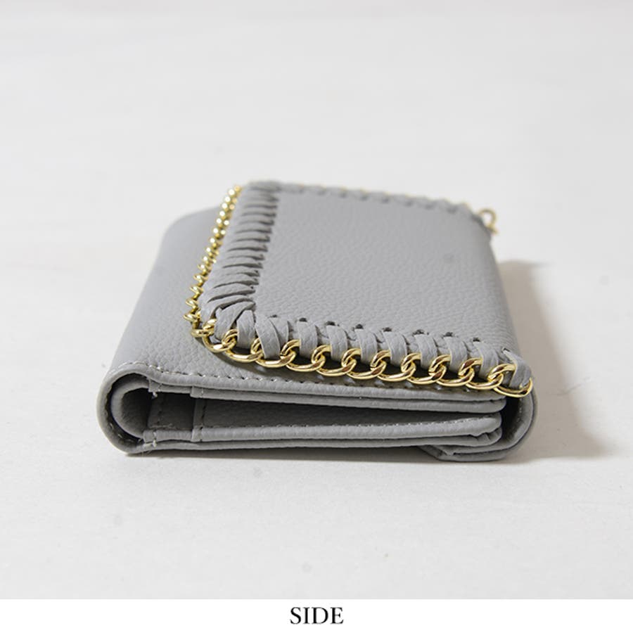 春新作 チェーンミニウォレット 小物 財布 レディース ミニ財布