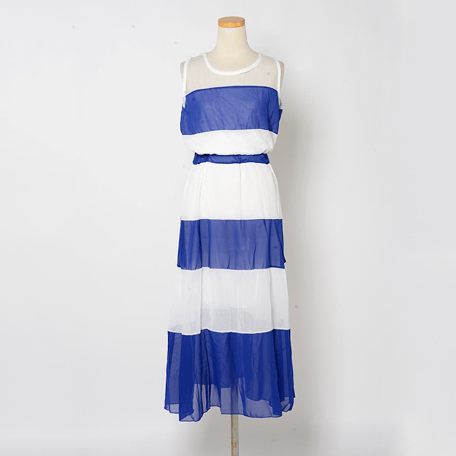 【新品】christian wijnants シースルー ボーダー　ワンピース 新品】christian wijnants シースルー ボーダー ワンピース