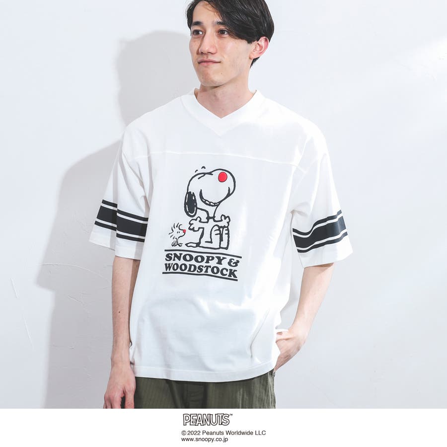 メンズ】クリニクラウン SNOOPY(スヌーピー)フットボールTシャツ[品番：COEW0003377]｜coen OUTLET（コーエン アウトレット）のメンズファッション通販｜SHOPLIST（ショップリスト）