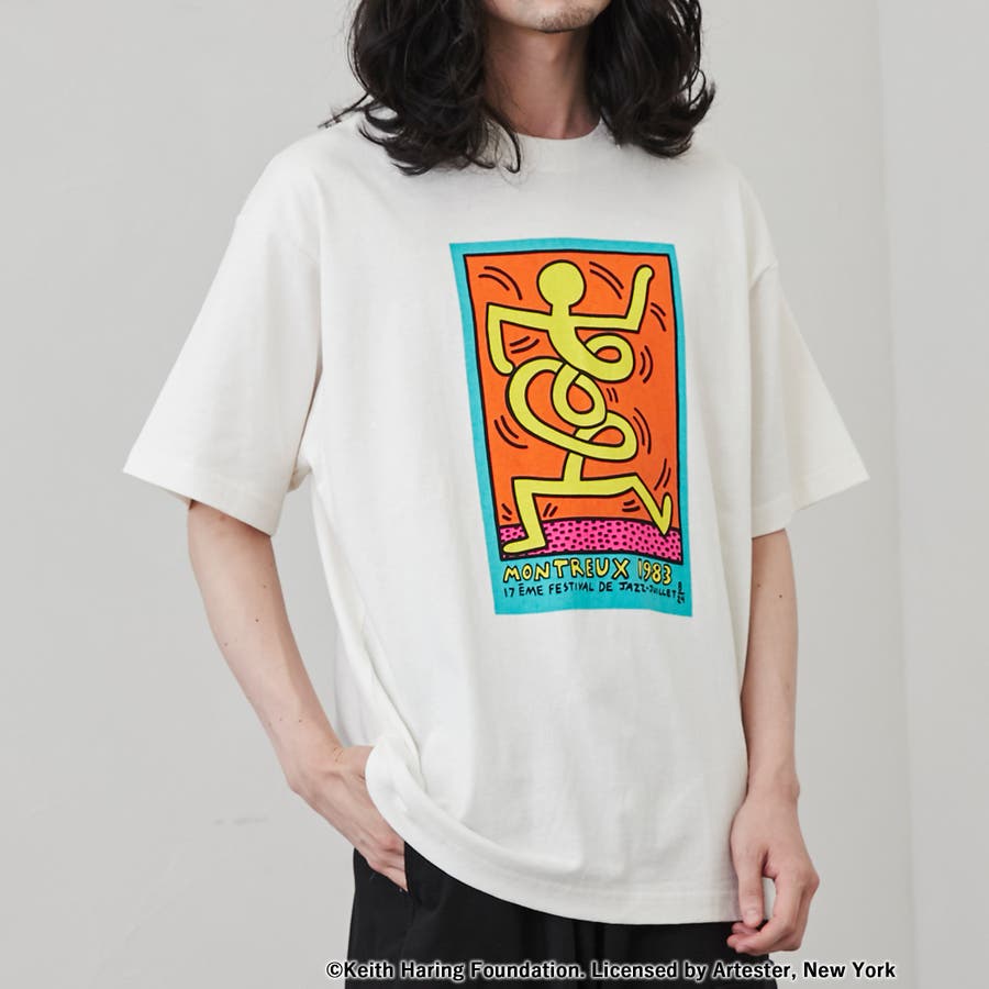 Keith Haring（キースへリング）別注プリントTシャツ[品番