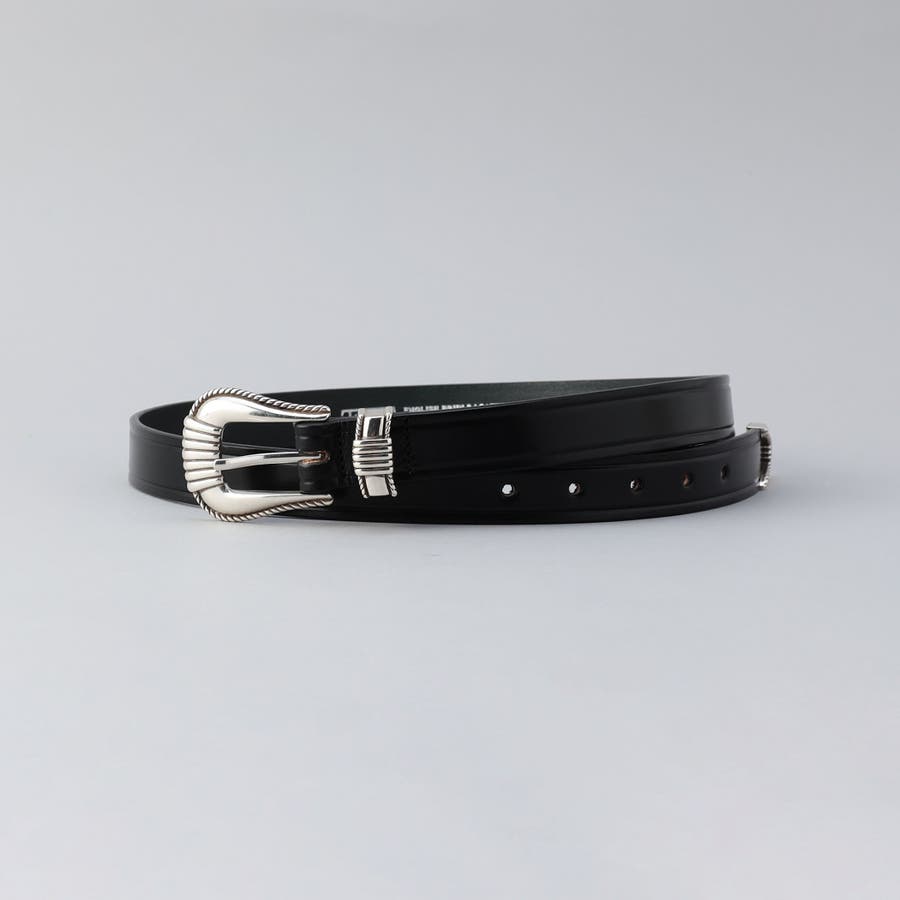 【一点もの】FCBDスタイル チョリーベルト ミラーワーク＆コイン TORY LEATHER(トリーレザー)シルバーバックルベルト[品番