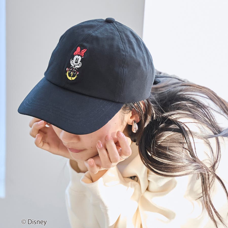 2409 東京ディズニーリゾート ミニー 耳付きキャップ 帽子