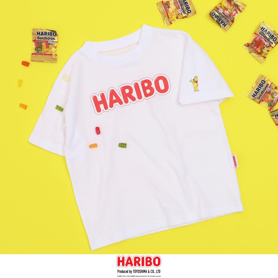 【coen キッズ】HARIBO(ハリボー)別注プリント半袖Tシャツ[品番