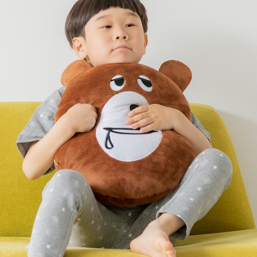 新品・未開封 ファックベアクッション 茶色 やせ 新品・未開封 ファックベアクッション 茶色 やせ