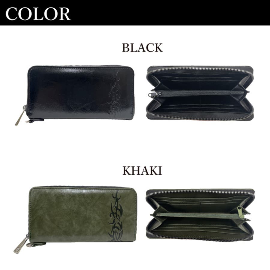 紳士財布 ラウンドファスナー 長財布[品番：CPLM0002216