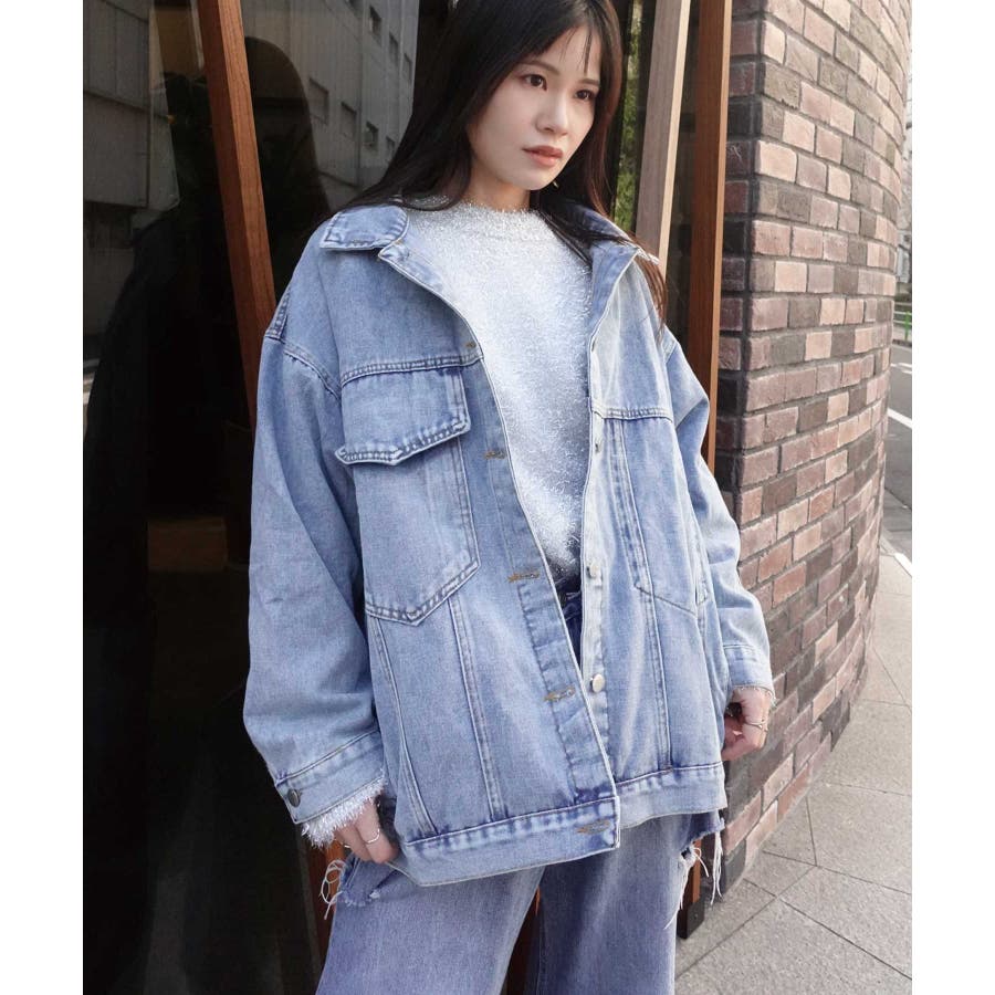 オーバーサイズデニムジャケット[品番：TRIW0003626]｜CORNERS