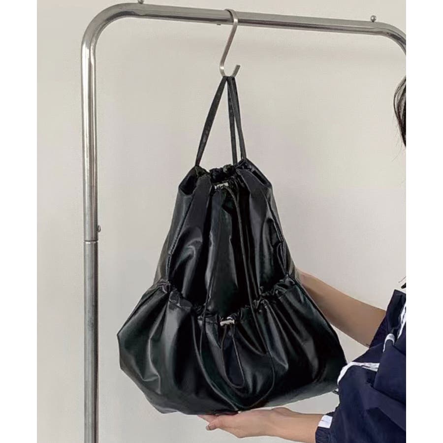 メタリックギャザーナップサック[品番：TRIW0003726]｜CORNERS