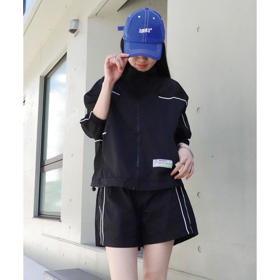 いま人気のアイテム ナイロンメッシュトラックジャケット＆ショートパンツ ジャケット・アウター