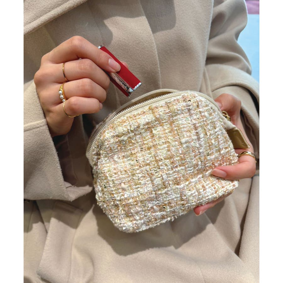 ツイードポーチ[品番：TRIW0003948]｜CORNERS （コーナーズ）の