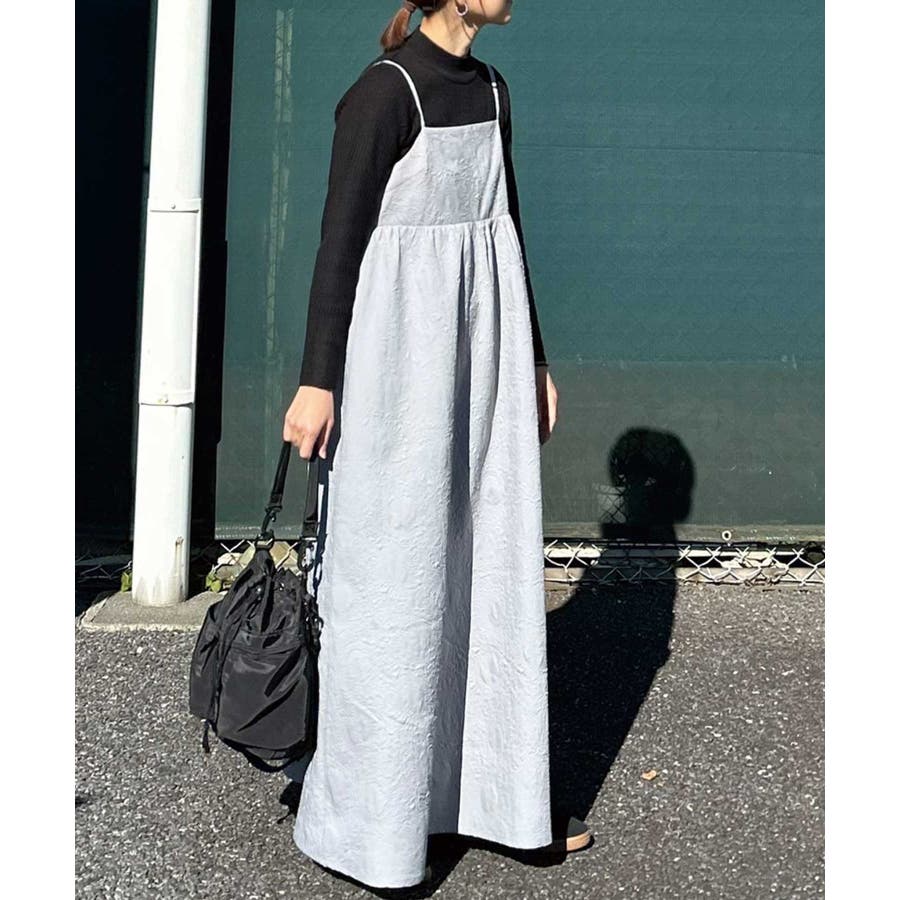 激安商品 CORNERS by KR】エンボスジャガードキャミワンピ[品番 トップス