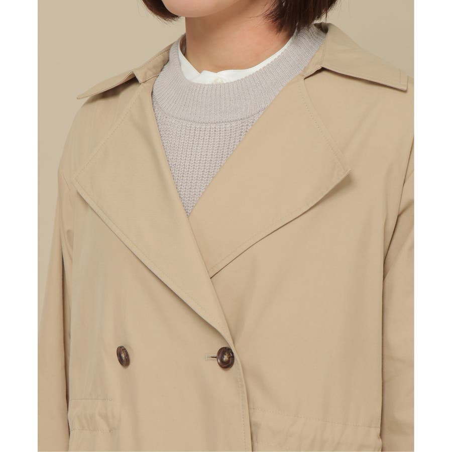オーガニックコットンゆるトレンチコート 品番 Ikaw Ikka イッカ のレディースファッション通販 Shoplist ショップリスト