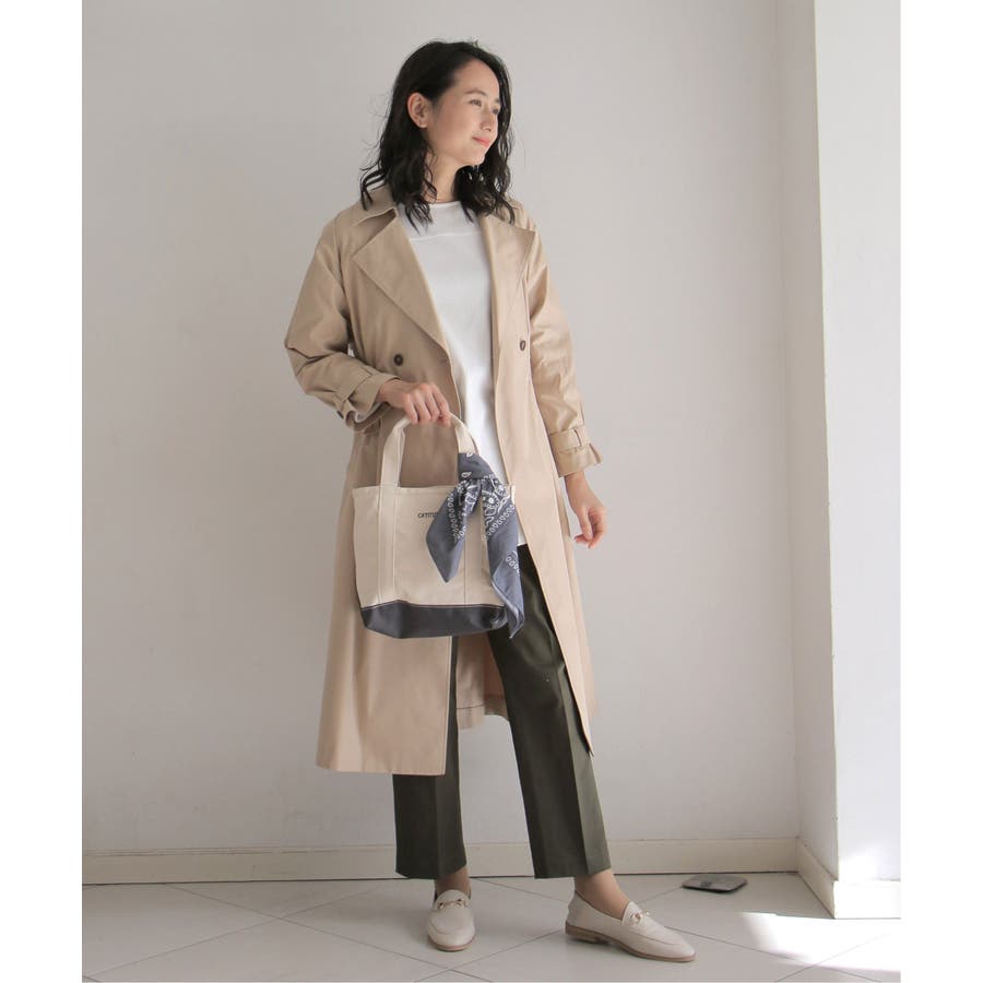 オーガニックコットンゆるトレンチコート 品番 Ikaw Ikka イッカ のレディースファッション通販 Shoplist ショップリスト