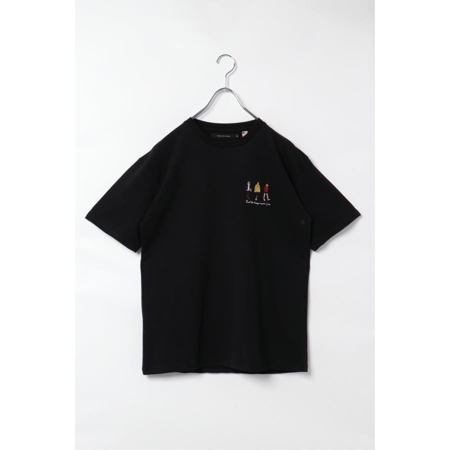 人刺繍Tシャツ[品番：IKAW0008965]｜VENCE share style【MEN