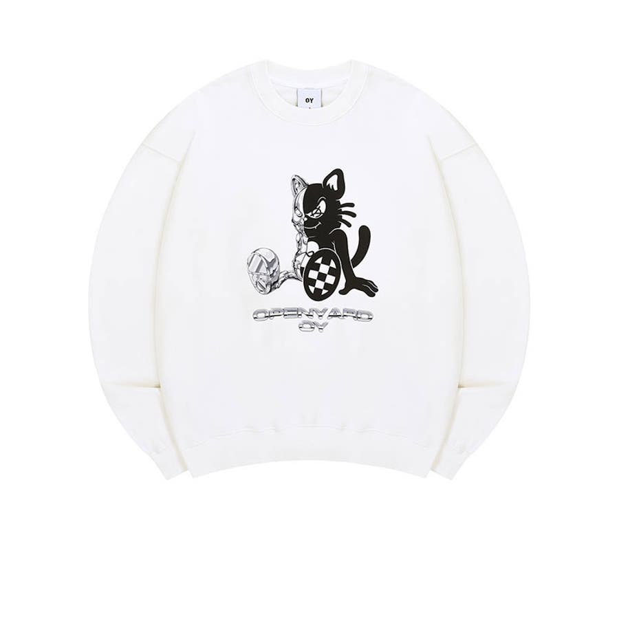 OY ブラックキャット　スウェットシャツ OY オーワイブラックキャット スウェット[品番：PBIW0002311