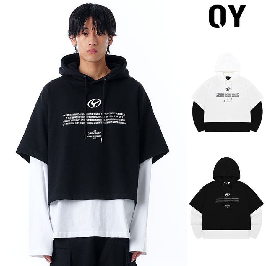 OY オーワイ レイヤードデザインプルオーバーパーカー[品番：PBIW0002348]｜DAESE  TOKYO（デセトウキョウ）のメンズファッション通販｜SHOPLIST（ショップリスト）