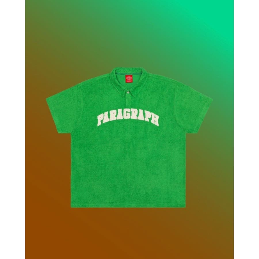 Paragraph パラグラフ 正規品 アーチロゴ ポロシャツ/全4色[品番
