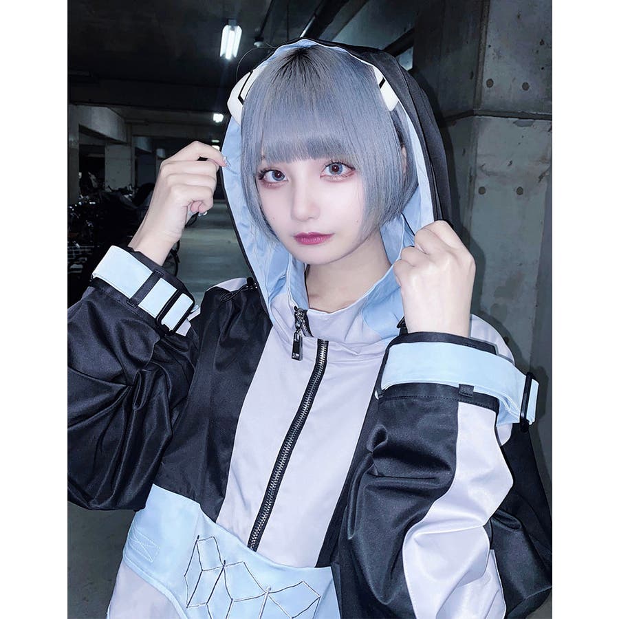 ilililサイバーアノラックパーカー 全1色 アノラックジャケット