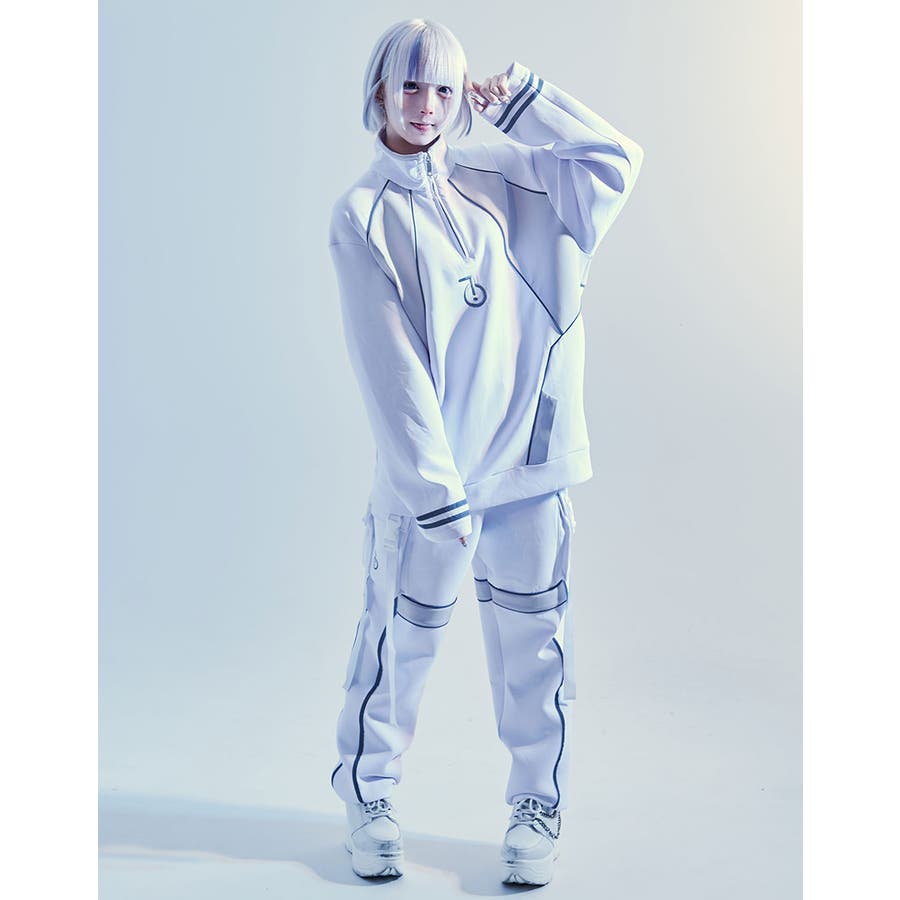 ilililサイバーリフレクターロングパンツ 全2色 カーゴパンツ