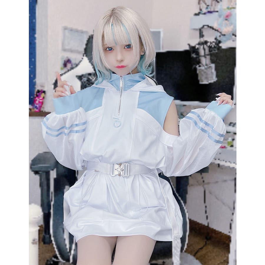 口コミ・レビューで人気商品を探そう ililil「肩寒くないもんっフンッ！」ぱ～かぁ 全2色 ジャージ トップス