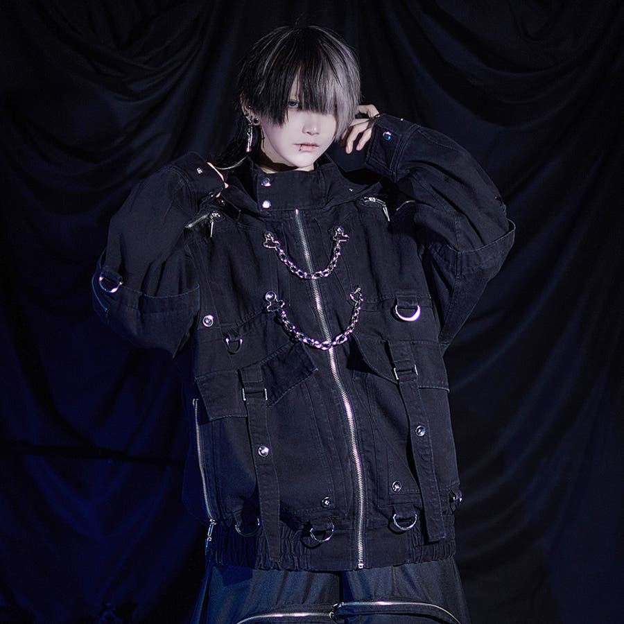 ililil自称ラスボスくんジップパーカー 全1色 パーカー[品番