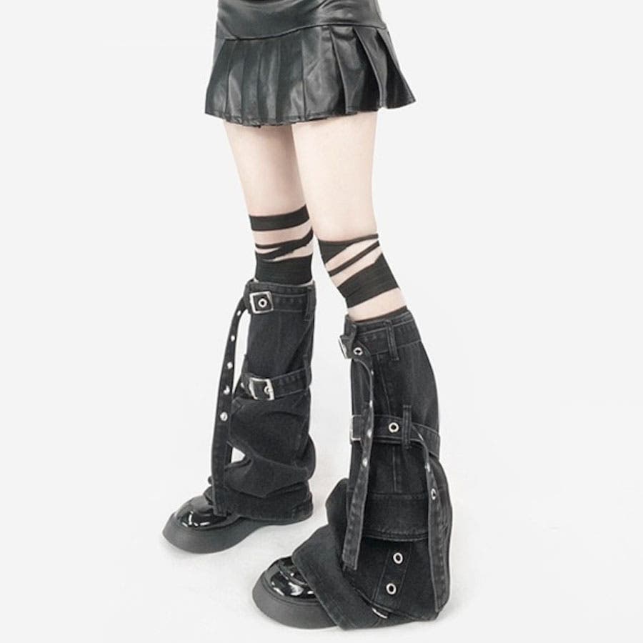 NOVESSEL【ノベセル】ベルトレッグウォーマー 全1色 ルーズソックス
