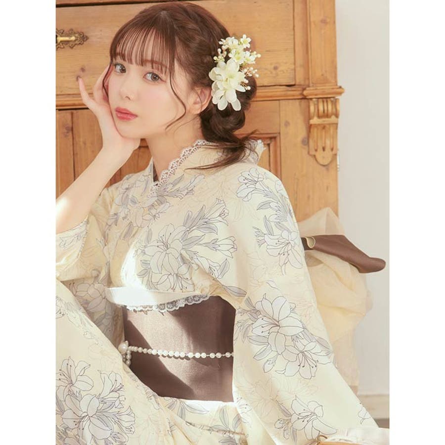 単品] ワンカラーシアーチュール兵児帯【YUKATA by[品番：DY000032673