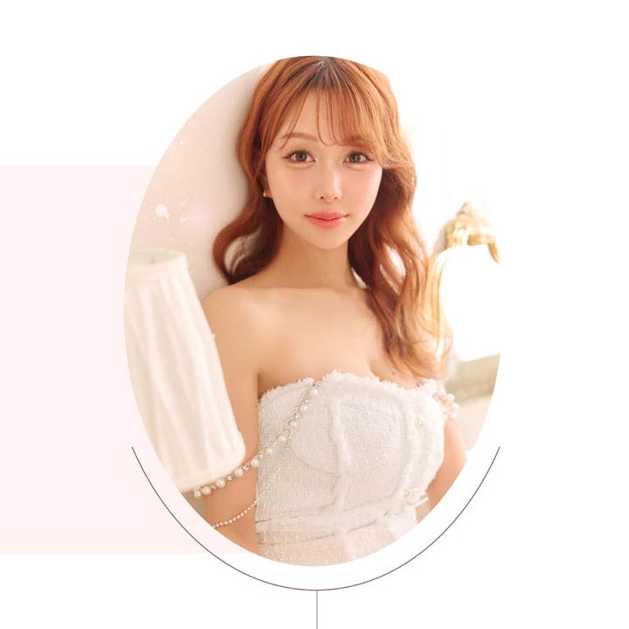 キャバドレス ベアトップ ツイード[品番：DY000030818]｜Dazzy （デイジー）のレディースファッション通販｜SHOPLIST（ショップリスト）