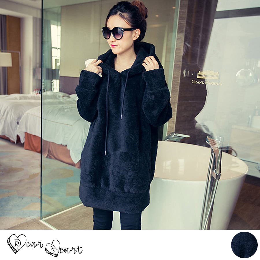 韓国ファッション もこもこパーカー 14秋冬新作 品番 Cp Dearheart ディアハート のレディースファッション 通販 Shoplist ショップリスト