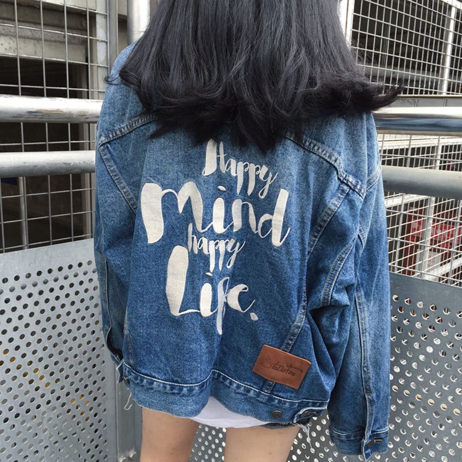 トレンドファッション 英字刺繍デザインデニムジャケット 17春夏新作 品番 Cp Dearheart ディアハート の レディースファッション通販 Shoplist ショップリスト