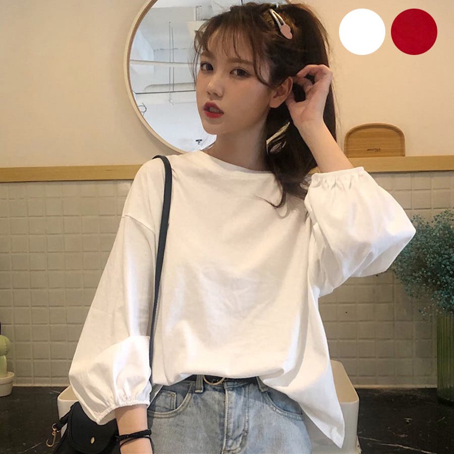 バルーン袖カットソー 秋冬新作 韓国ファッション 品番 Cp Dearheart ディアハート のレディースファッション通販 Shoplist ショップリスト