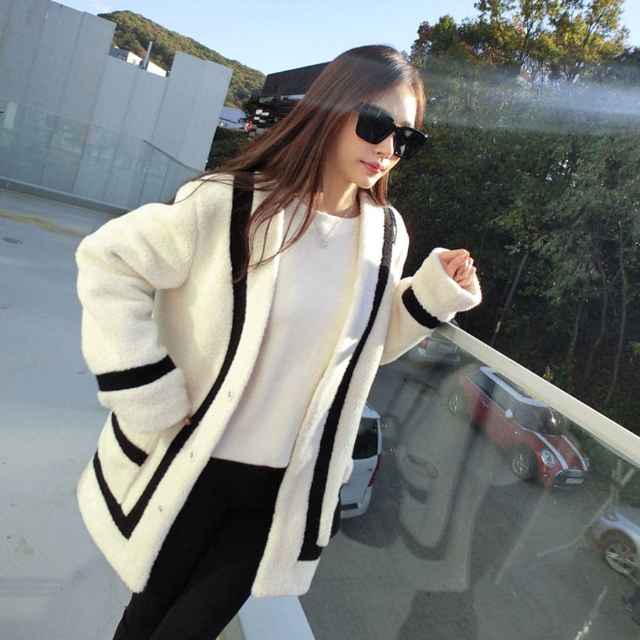 韓国ファッション バイカラージャケットコート 15秋冬新作 品番 Cp Dearheart ディアハート のレディース ファッション通販 Shoplist ショップリスト