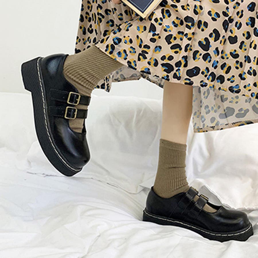 ダブルストラップ メリージェーン シューズ[品番：DCTW0002487