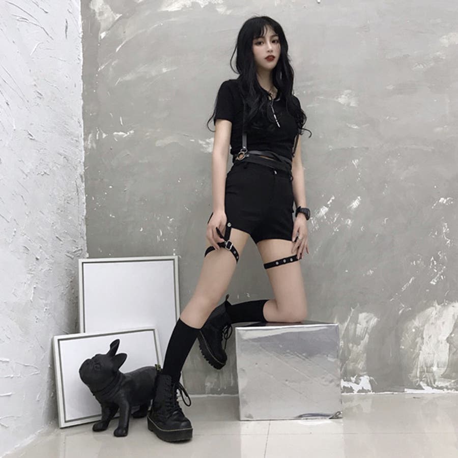 ショートパンツ ハーネス ガーターベルト付き[品番：DCTW0002498]｜Decorative  （デコラティブ）のレディースファッション通販｜SHOPLIST（ショップリスト）