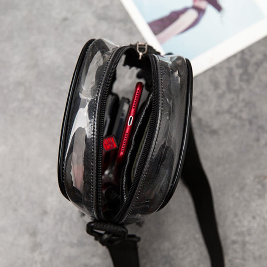 ミニ ショルダーバッグ 透明[品番：DCTW0002332]｜Decorative