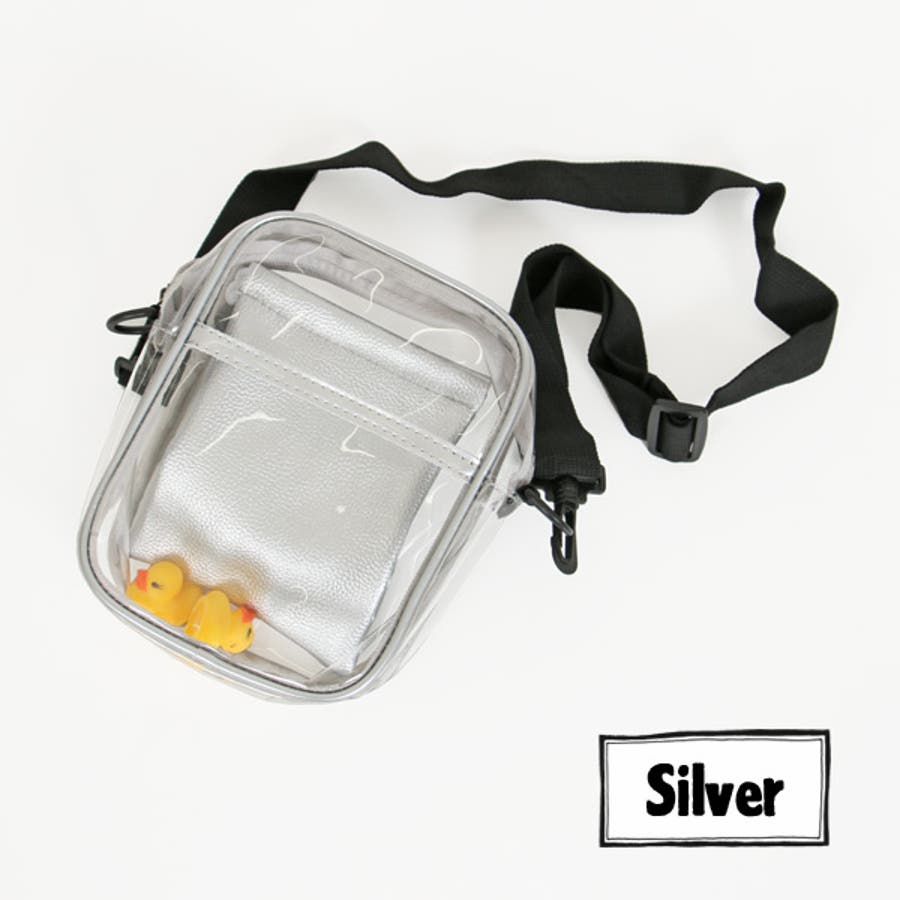 ミニ ショルダーバッグ 透明[品番：DCTW0002332]｜Decorative