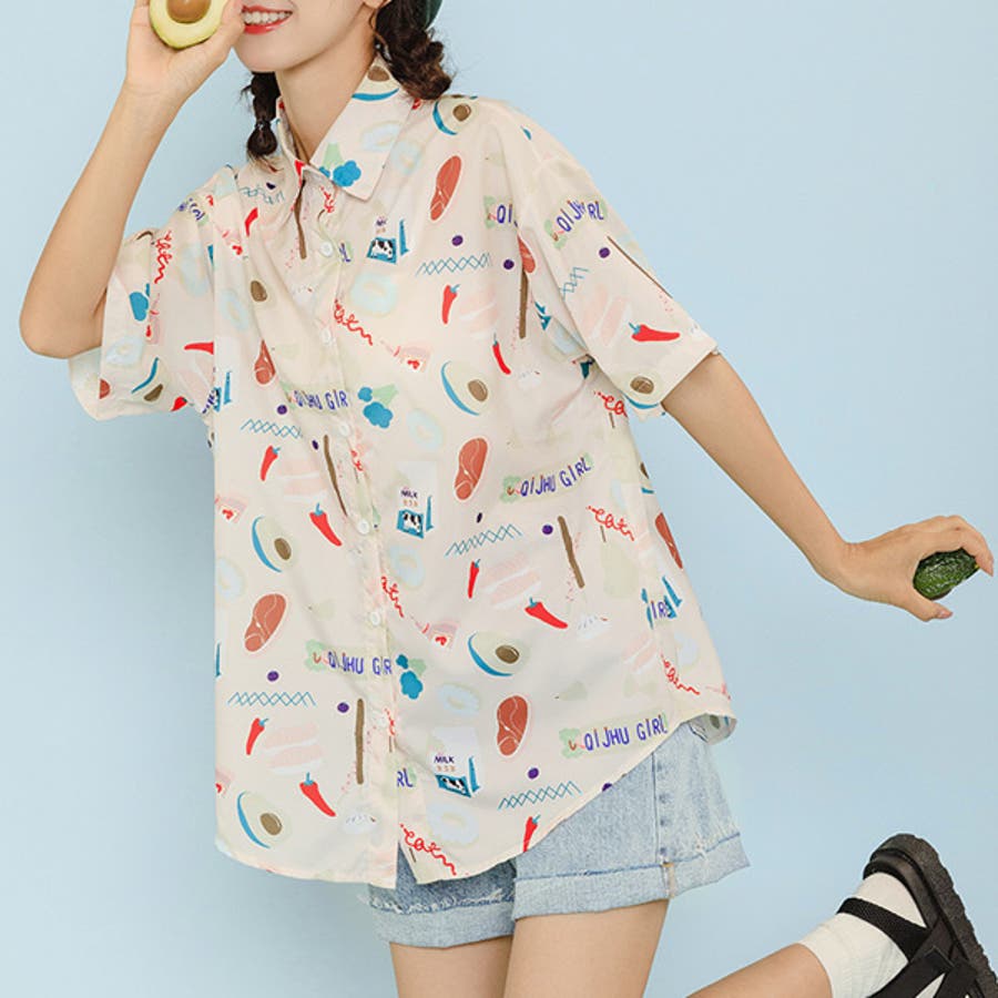 柄シャツ Food柄 食べ物柄 品番 Dctw Decorative デコラティブ のレディースファッション通販 Shoplist ショップリスト 柄シャツ Food柄 食べ物柄 品番 Dctw Decorative デコラティブ のレディースファッション通販 Shoplist ショップリスト