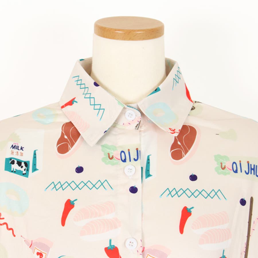柄シャツ Food柄 食べ物柄 品番 Dctw Decorative デコラティブ のレディースファッション通販 Shoplist ショップリスト
