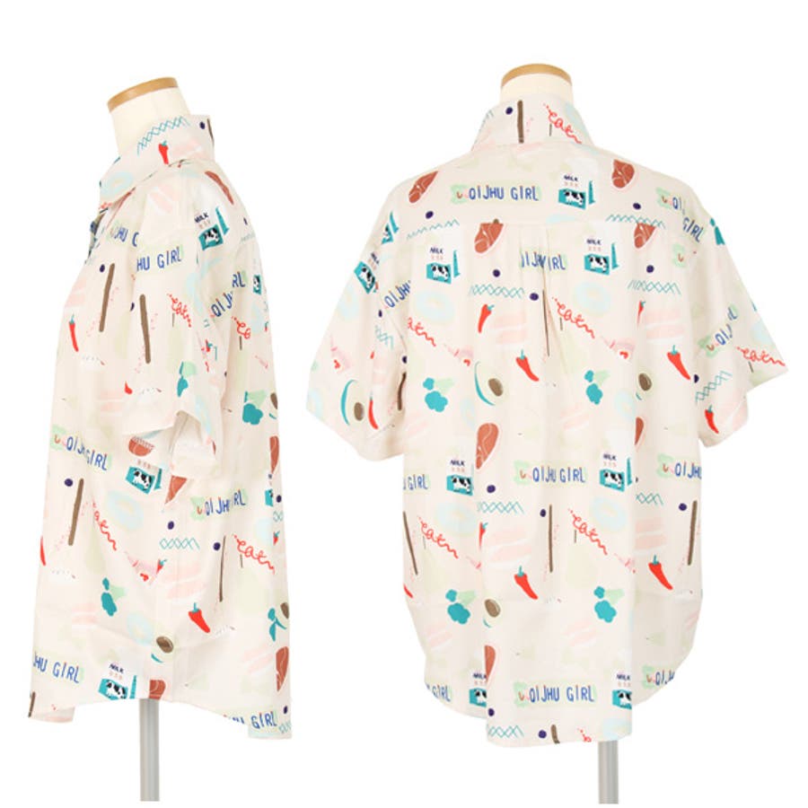 柄シャツ Food柄 食べ物柄 品番 Dctw Decorative デコラティブ のレディースファッション通販 Shoplist ショップリスト