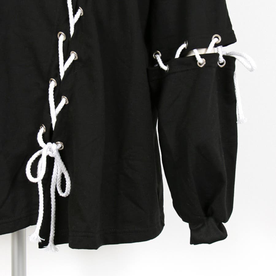 ロンT ロンティー レースアップ[品番：DCTW0002730]｜Decorative