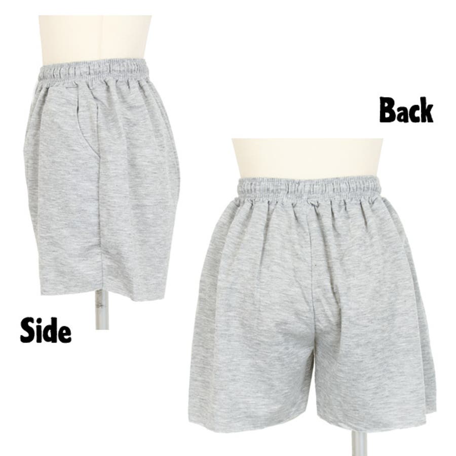 ショートパンツ カットオフ スウェット生地[品番：DCTW0003165