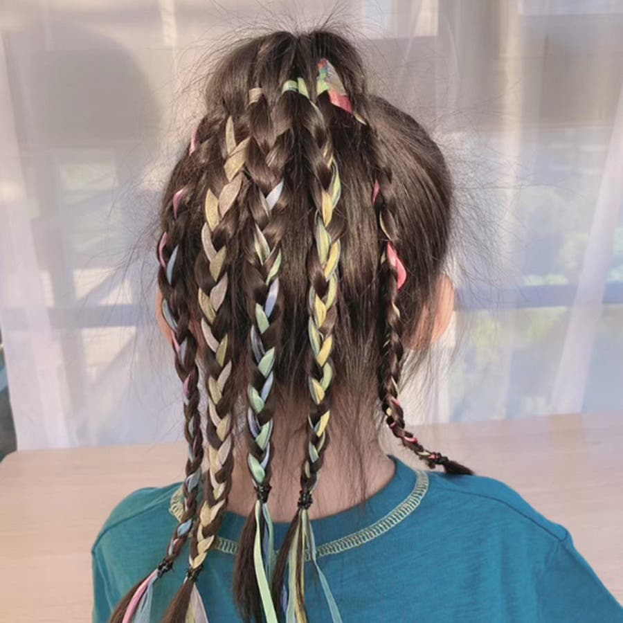 エクステ風 ヘアゴム 5個セット[品番：DCTW0004196]｜Decorative 
