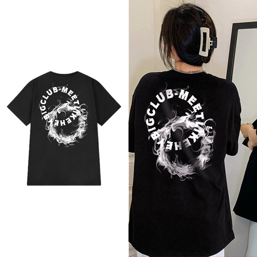 Tシャツ サークルロゴ バックプリント[品番：DCTW0004030]｜Decorative