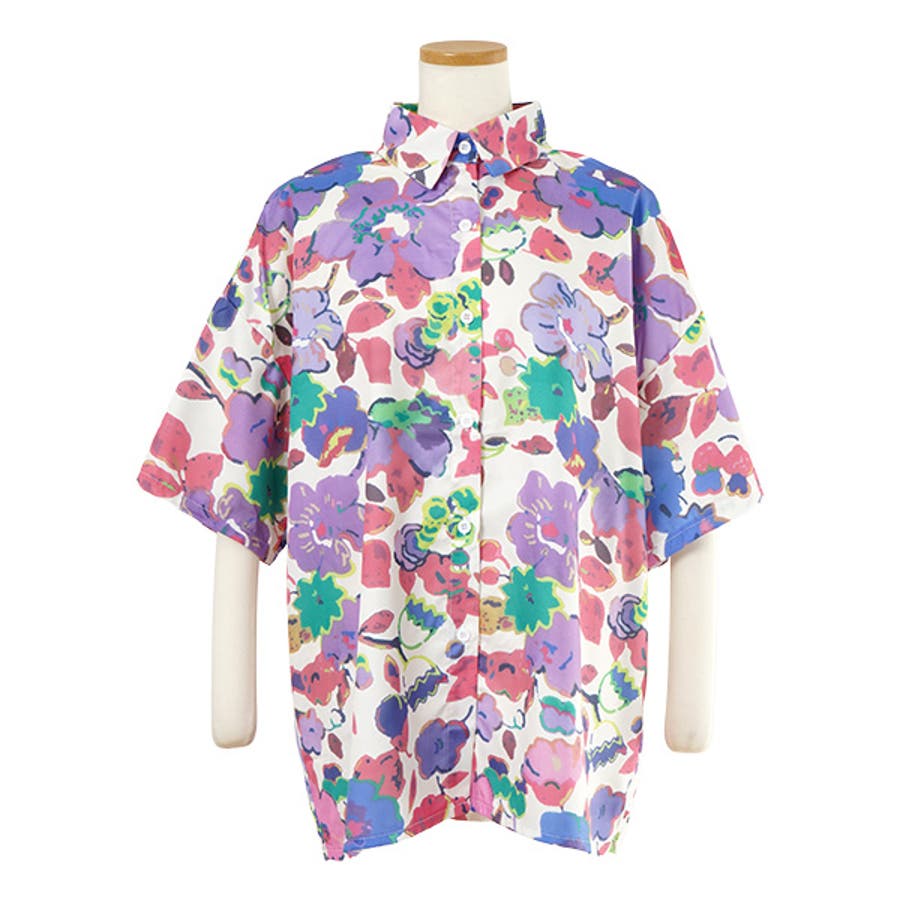 柄シャツ 花柄 花[品番：DCTW0004551]｜Decorative （デコラティブ）｜レディース｜Shoplist