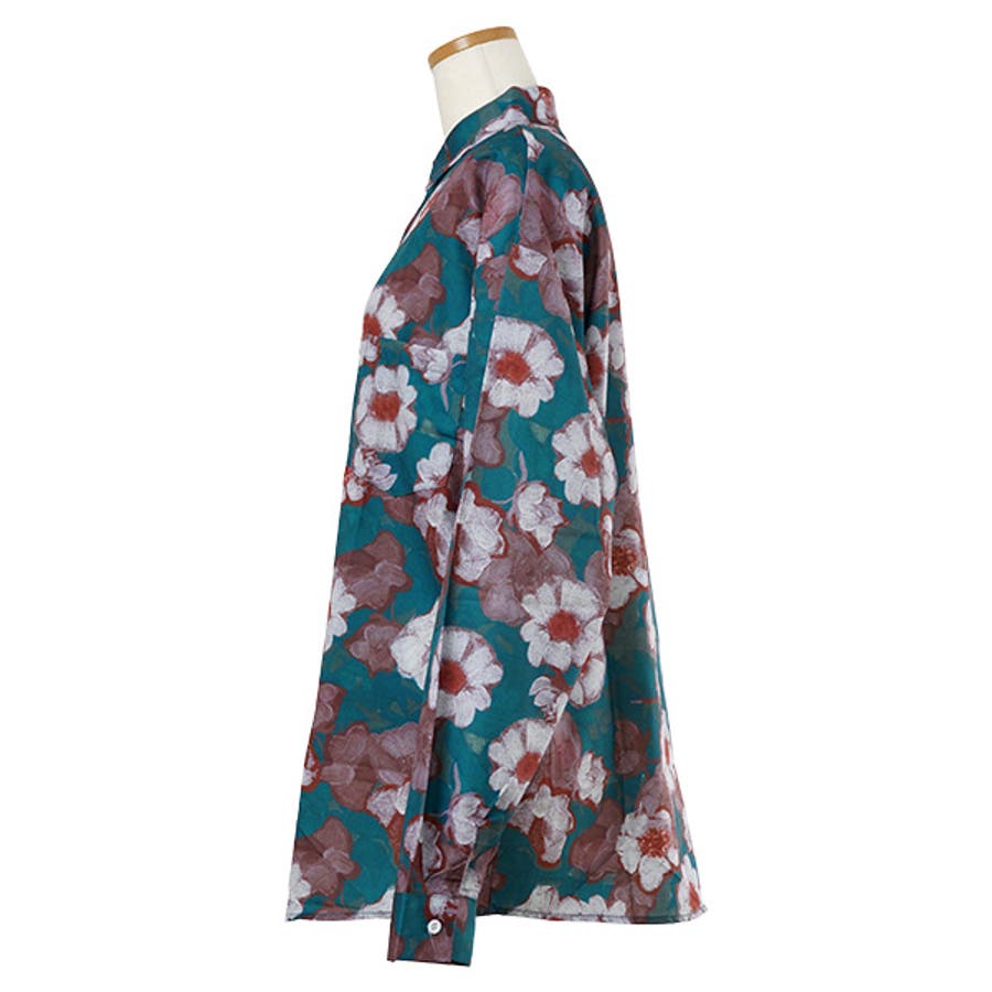 柄シャツ 花柄 花[品番：DCTW0004375]｜Decorative （デコラティブ）｜レディース｜Shoplist