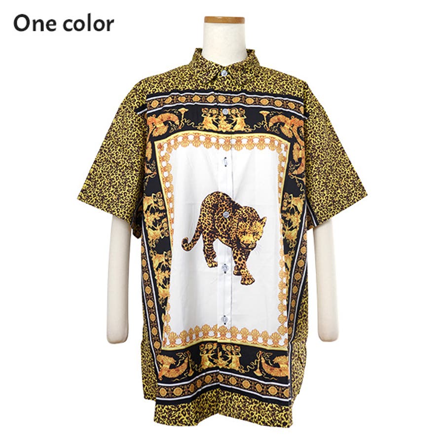 柄シャツ ヒョウ柄 豹[品番：DCTW0004399]｜Decorative （デコラティブ