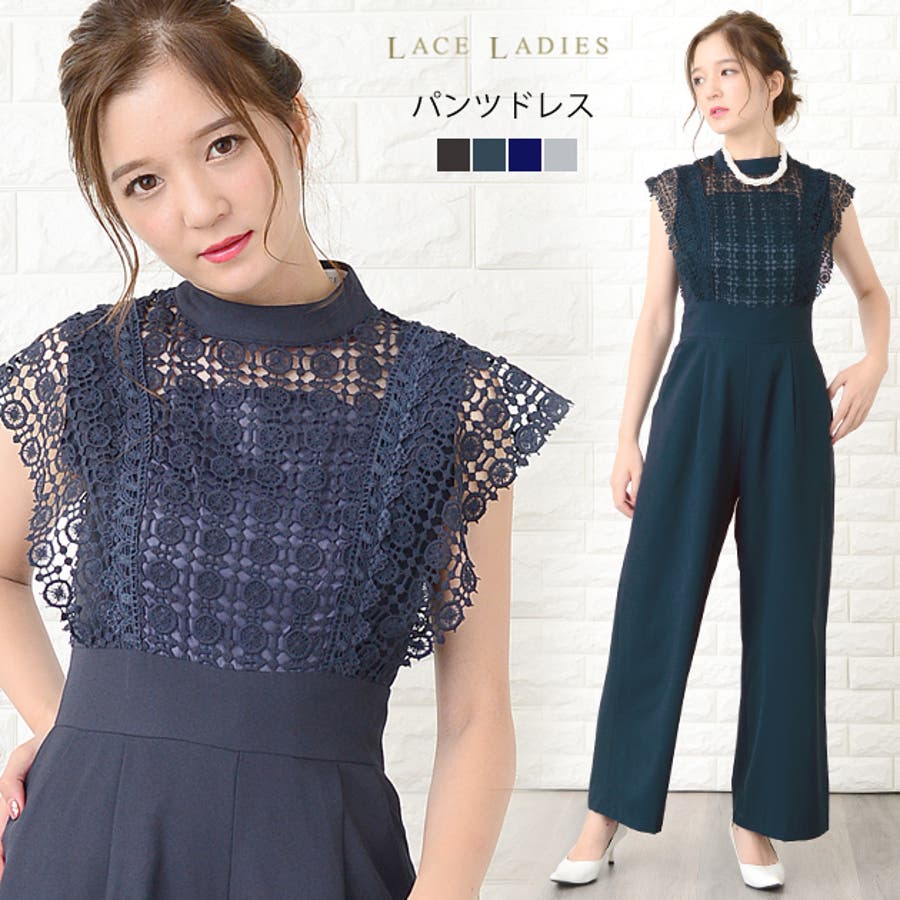 KOEISTORE パンツドレス レディース 春 夏 春夏 黒 紺