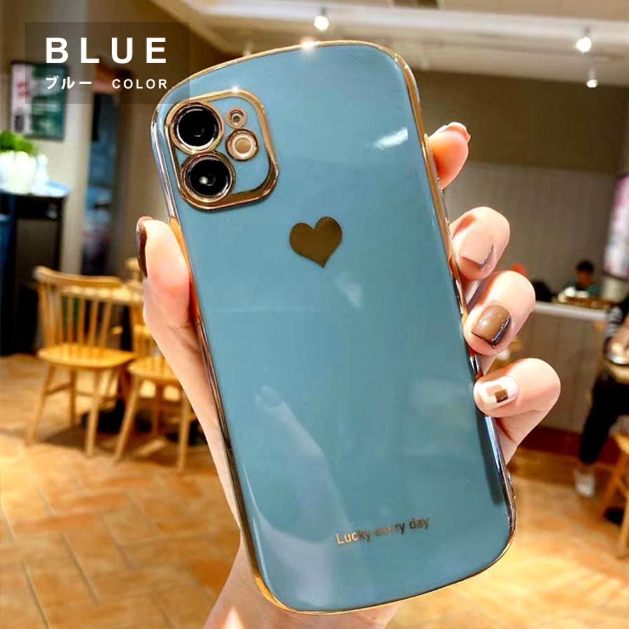 ゴールドフレーム iPhone12 ケース[品番：LCLW0001695]｜レース