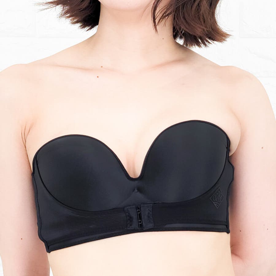 ストラップレスブラ 盛れる 肩ひもなし[品番：LCLW0002425]｜レース
