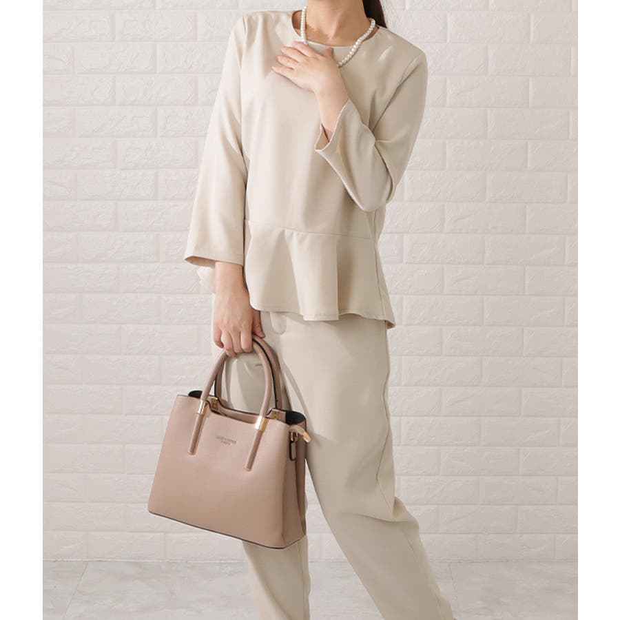 商品画像：ルイルエブティック RUIRUE BOUTIQUE 2WAYレース襟付きペプラム 4